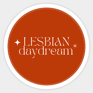 lesbian daydream Sticker